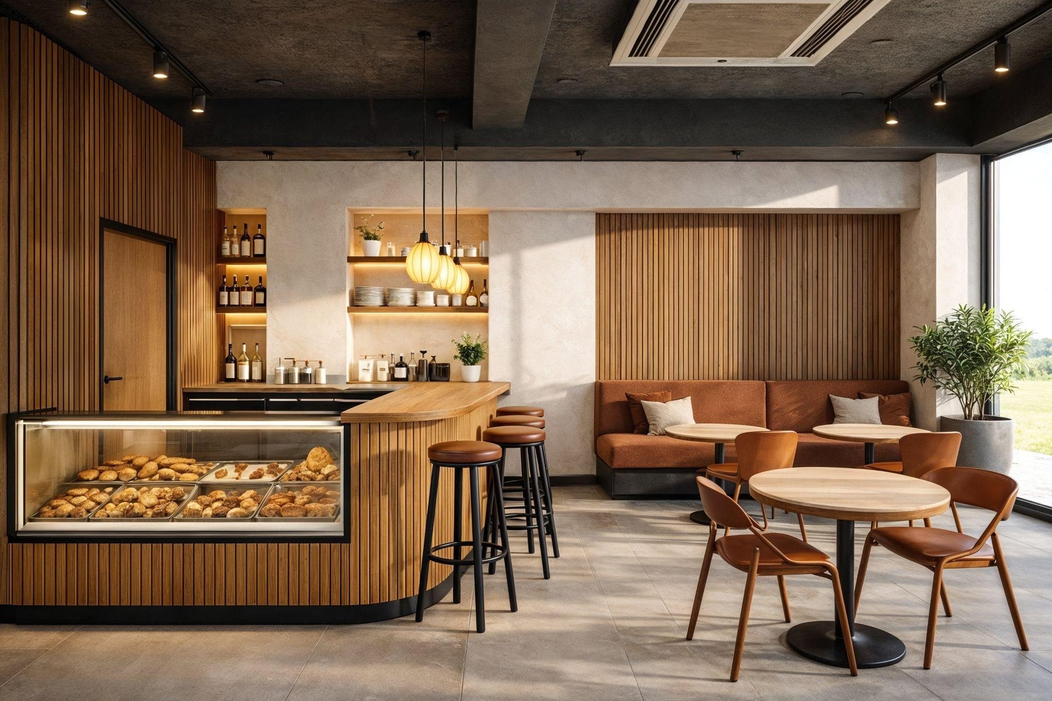 Café Interior by Mimar Studios