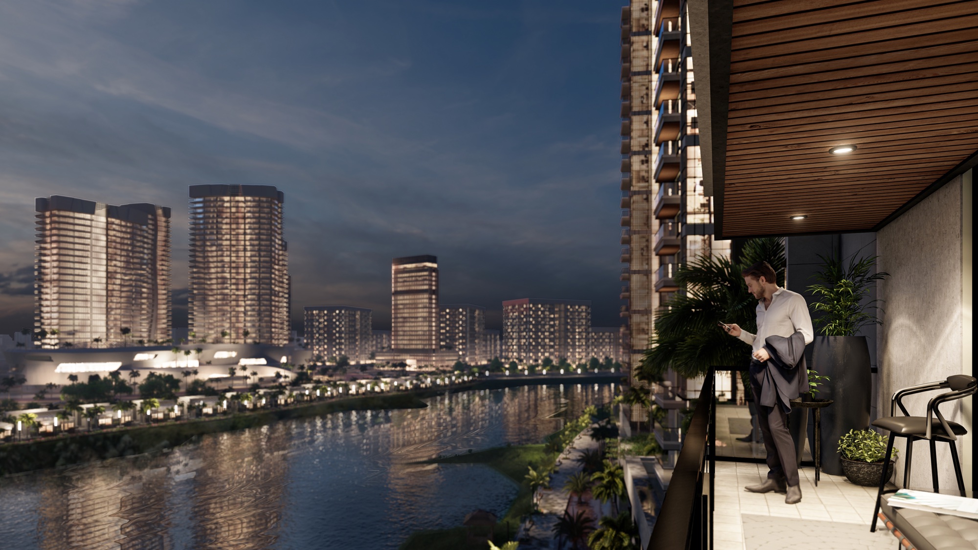 Faisal Town II project view 2